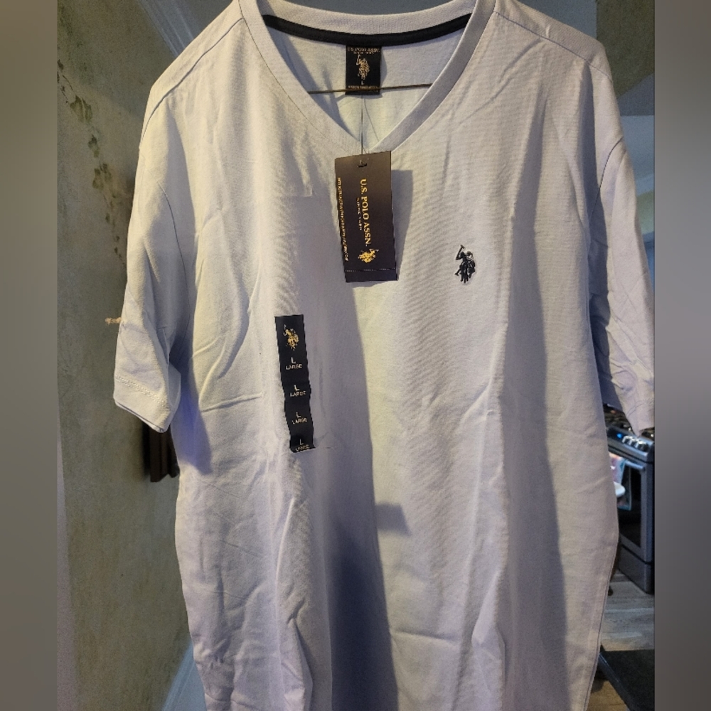Ralph lauren polo tshirt light blue large